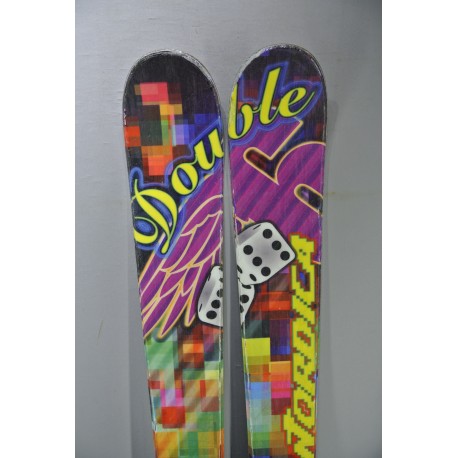 Freestyle/Twin-Tip -NORDICA DOUBLE SIX -156cm ! COOL SKIS!